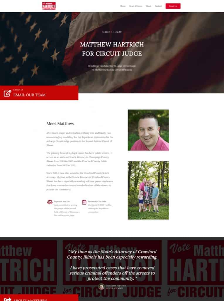 Matthew Hartrich For Judge Website Capture Portfolio Ouoroi